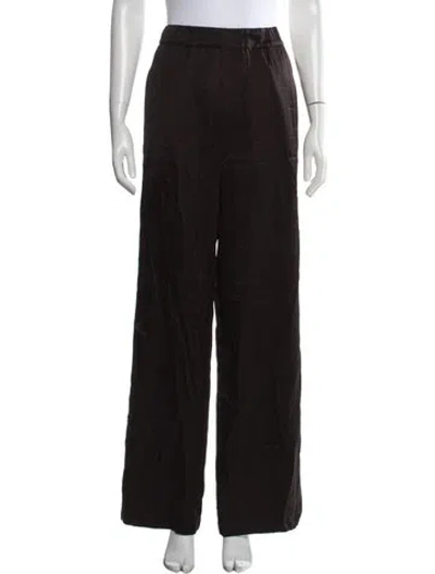Pre-owned Barena Venezia Wide Leg Pants W/ Tags In Burgundy