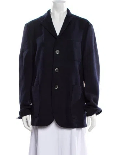 Pre-owned Barena Venezia Wool Blazer In Blue