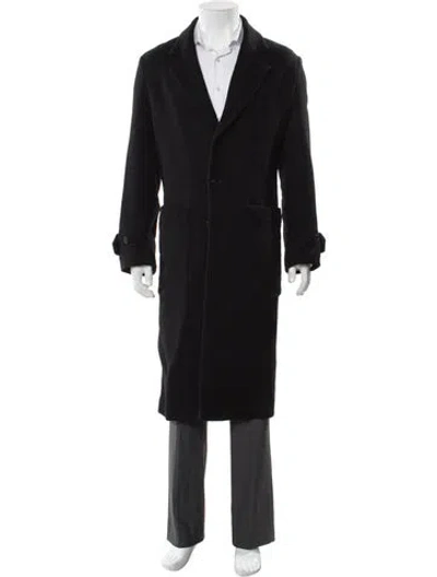 Pre-owned Barena Venezia Wool Overcoat In Black