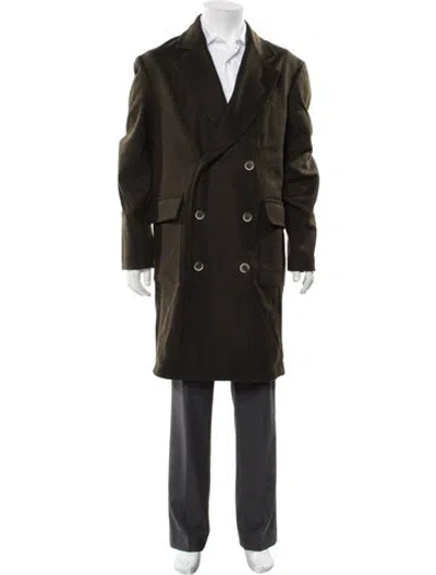 Pre-owned Barena Venezia Wool Overcoat W/ Tags In Green