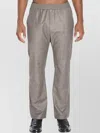 Barena Venezia Tosador Bita Elasticated-waistband Wool Trousers In Gray