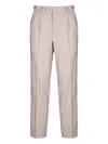 Barena Venezia Wool Tailored Trousers In Gray