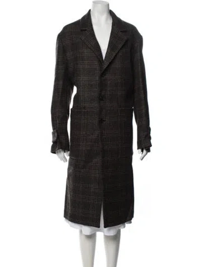 Pre-owned Barena Venezia Wool Tweed Pattern Coat W/ Tags In Multicolor