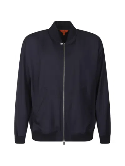 Barena Venezia Zip Bomber Jacket In Blue