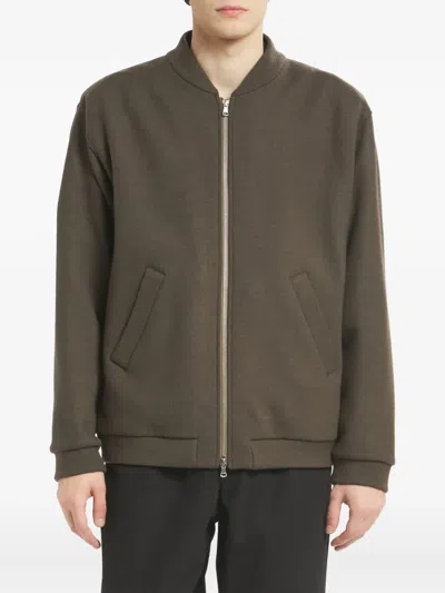 BARENA VENEZIA ZIP-FRONT BOMBER JACKET