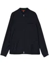 Barena Venezia Zip-up Wool Shirt Jacket In Blue
