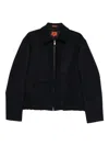 Barena Venezia Barena Wool-blend Tailored Bomber Jacket In Blue