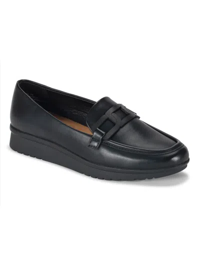 BARETRAPS ADDISON WOMENS FAUX LEATHER SLIP-ON LOAFERS