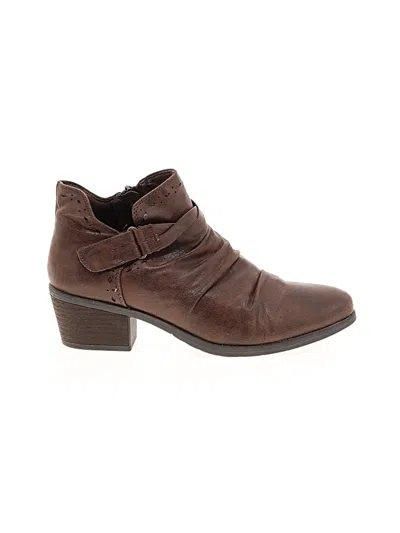 Pre-owned Baretraps Ankle Boots In Brown