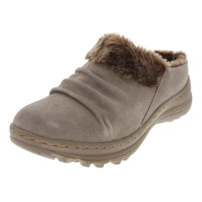 Baretraps Audry Womens Suede Cold Weather Clogs In Multi