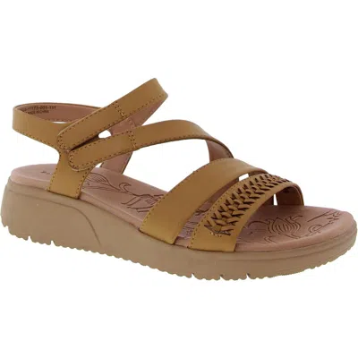 Baretraps Berry Womens Strappy Manmade Ankle Strap In Brown