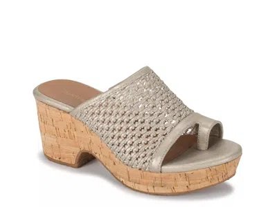 Baretraps Bethie Platform Sandal In Gray