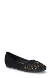 Baretraps Charlie Flat In Black/old Gold