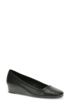 Baretraps Covette Womens Faux Leather Slip-on Ballet Flats In Black