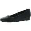 Baretraps Covette Womens Faux Leather Slip-on Ballet Flats In Black