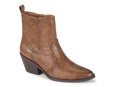 Baretraps Dainah Western Bootie In Dark Brown