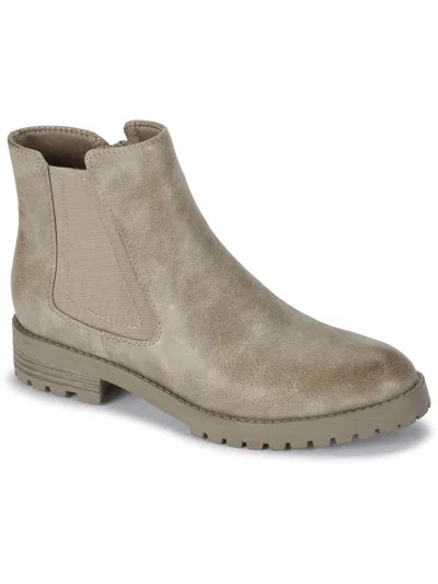 Baretraps Daytona Womens Faux Leather Pebbled Ankle Boots In Multi