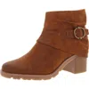 Baretraps Deborah Womens Zipper Faux Leather Booties In Brown