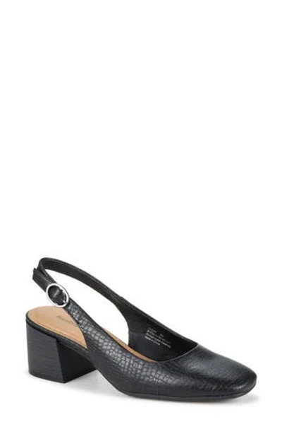 Baretraps Ester Block Heel Slingback Pump In Black