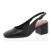 Baretraps Ester Womens Slip On Manmade Slingback Sandals In Black