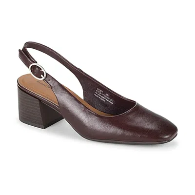 Baretraps Ester Womens Square Closed Toe Mules In Brown