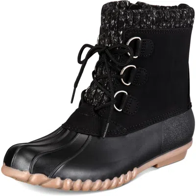 Baretraps Fabulous Womens Cold Weather Duck Winter Boots In Black