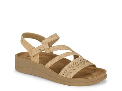Baretraps Feeza Wedge Sandal In Brown