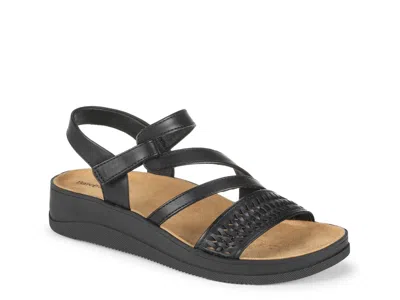 Baretraps Feeza Wedge Sandal In Black