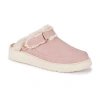 Baretraps Felisa Womens Moc Closed Toe Mules In Pink