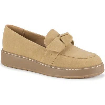 Baretraps Ferdana Moc Toe Slip-on Loafer In Yellow