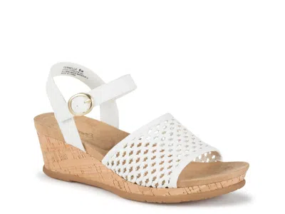Baretraps Fernelle Wedge Sandal In White