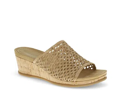 Baretraps Flossey Wedge Sandal In Nude