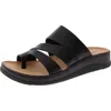 Baretraps Fresha Womens Strappy Open Toe Slide Sandals In Black