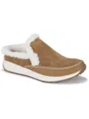 Baretraps Gemma Womens Faux Fur Leather Clogs In Beige