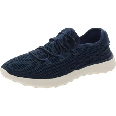 Baretraps Graciela Womens Laceless Man Made Slip-on Sneakers In Blue