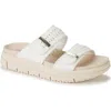 Baretraps Women's Origins Haliah Slide Slip-on Sandals In White Leather