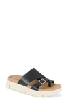 Baretraps Henrika Slide Sandal In Black Leather