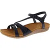 Shop Baretraps Jaxen Womens Padded Insole Casual Wedge Sandals In Blue