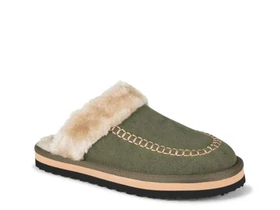 Baretraps Justina Clog Slipper In Green