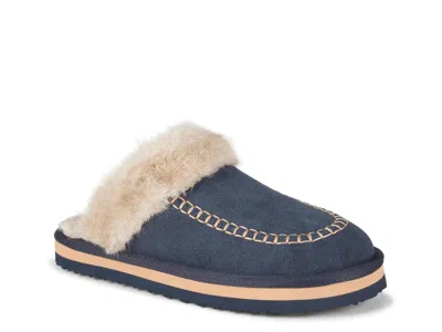 Baretraps Justina Clog Slipper In Blue