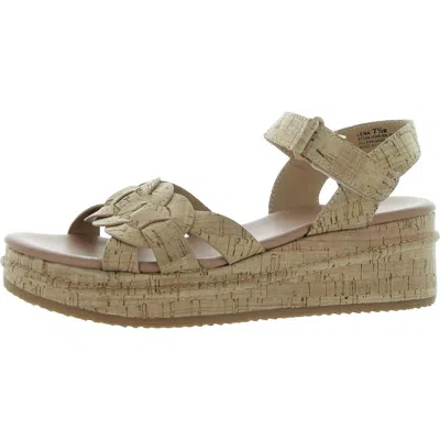 Baretraps Lena Womens Slip On Open Toe Ankle Strap In Multi