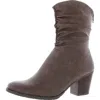 Baretraps Leslie Womens Faux Leather Casual Mid-calf Boots In Beige