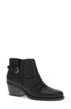 Baretraps Palmer Womens Buckle Faux Leather Shooties In Black