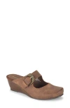 Baretraps Luna Womens Round Closed Toe Mules In Brown