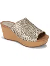 BARETRAPS MACAULEY WOMENS WOVEN SLIP ON WEDGE SANDALS