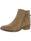 BARETRAPS MACKENZIE WOMENS FAUX LEATHER ANKLE BOOTIES
