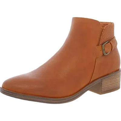 Baretraps Marconi Womens Faux Leather Booties Ankle Boots In Brown