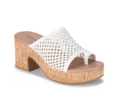 Baretraps Michaela Platform Sandal In White