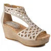 Baretraps Miriam Wedge Sandals In Multi