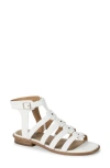 Baretraps Nathalia Gladiator Sandal In White Leather